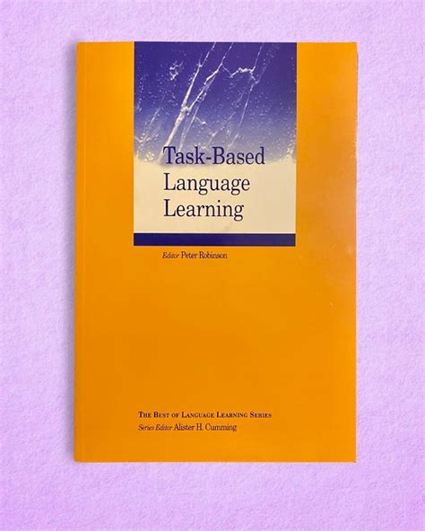 Task-Based Language Learning