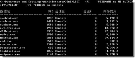 Tasklist命令详解_左边的天堂的博客-CSDN博客