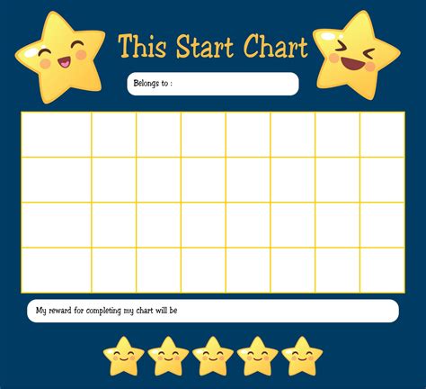Tasks For Children Reward Chart Template Sticker Chart