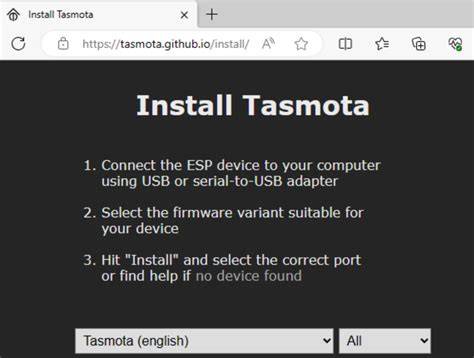 Tasmota settings.  What you need, how to install and do initial configuration.  T...