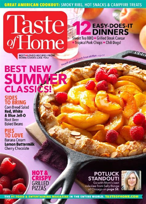 Taste of home. America’s No.1 food lifestyle brand, Taste of Home inspires togetherness through creative cooking, sharing and entertaining. Visit TasteOfHome.com to find re... 
