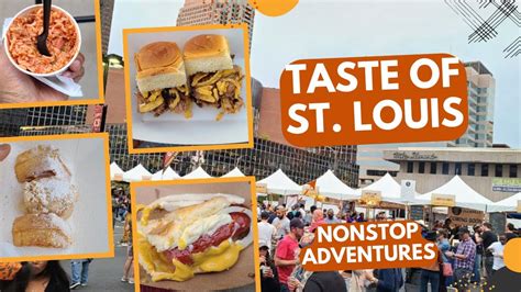 Taste of st louis. Aug 12, 2023 · Updated:10:22 PM CDT August 11, 2023. ST. LOUIS — Hundreds of foodies will make their way downtown this weekend for the Taste of St. Louis at Ballpark Village. "I had an elote, the OG one... 