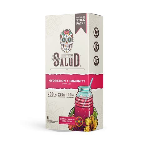 Taste salud. Sold by Taste Salud and ships from Amazon Fulfillment. + Salud 2-in-1 Hydration and Immunity Electrolytes Powder, Cucumber Lime - 15 Servings, Agua Fresca Drink Mix, Elderberry, Dairy & Soy Free, Non-GMO, Gluten Free, Vegan, Low Calorie, 1g of Sugar. 