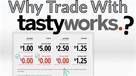 The commissions that traders can expect when trading with tastyworks are as follows: The first stock bought or sold will have a $1 fee to open the contract. All stock option trades will incur a $0.10 fee per contract. Equity option commissions are charged and capped at $10 per leg. . 