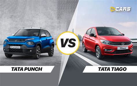 Tata Punch vs Tata Tiago Comparison - Prices, Mileage, Specs, …