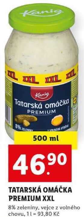 Tatarská omáčka nabídky v Lidl - Akcniletak.cz