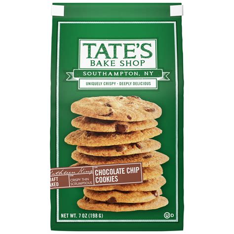 Tate cookies. Tate’s Bake Shop Cookies have become our favorite cookie. We especially enjoy the Macadamia Nut w/White Chocolate Chips. These cookies are perfect for a sweet treat after a meal. They are light, crispy and bursting with freshness! Try ‘em — you’ll love ‘em! 👏 