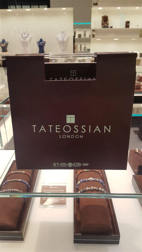 Tateossian. Tateossian. Robert Tateossian founded his namesake brand in 1990 with a collection of cufflinks. Today, the brand offers an extensive collection of jewelry for men and women. … 