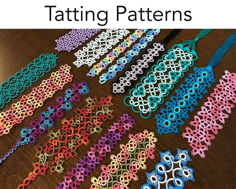 Use glass or plastic bead to add shine and glamour to simple tatting patterns. A simple shuttle and tatting or crochet thread is all that is needed to create stunning bookmarks, doilies and trim to decorate clothing. Hearts, bugs, snowflakes and earrings are popular free tatting patterns that can be made in a variety of threads and colors.. 