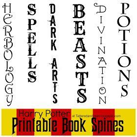 Tattered and Inked Harry Potter Party FREE Printables and Source List!!