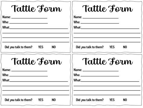 Tattle Forms Design 2 Etsy