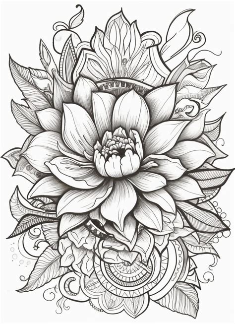 Tattoo Adult Coloring Pages