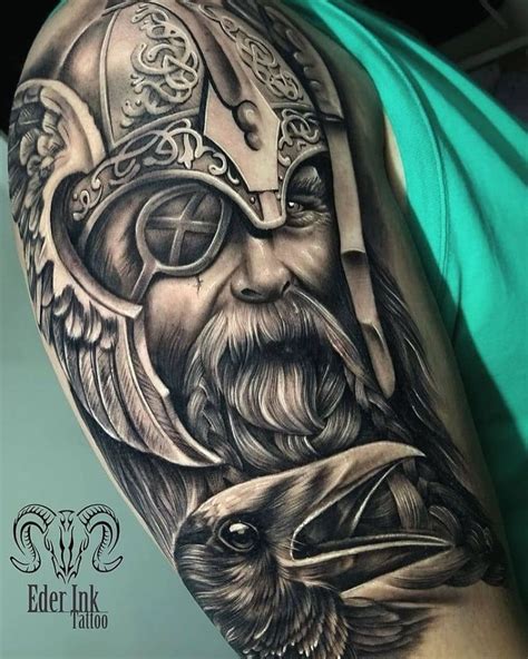 Tattoo Odin, Viking Tattoo Symbol, Viking Tattoo Sleeve, Sleeve Tattoos