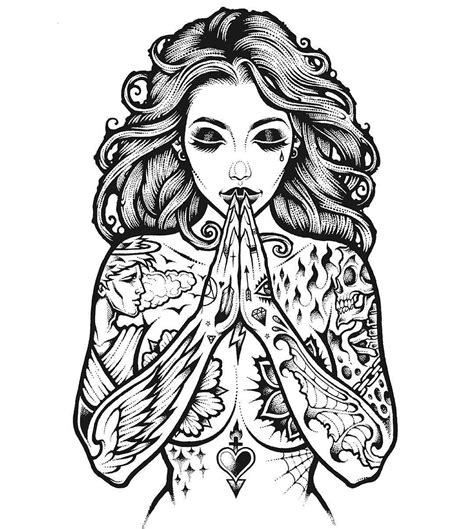 Tattoo gangster coloring pages for adults. Things To Know About Tattoo gangster coloring pages for adults. 
