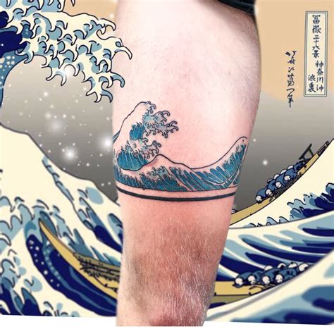 Japanese Waves Tattoo. 