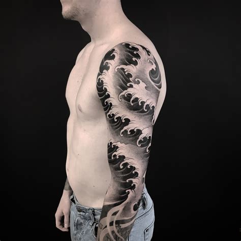 Jul 18, 2017 - Japanese Waves Collection. See more ideas about japanese waves, japanese tattoo, waves tattoo.. Tattoo japanese waves