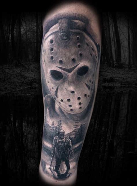 Oct 25, 2019 - Explore Ashley Royer's board "Jason voorhees costume" on Pinterest. See more ideas about jason voorhees, jason voorhees costume, jason halloween costume.. Tattoos of jason voorhees