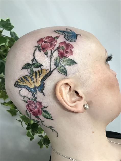 Tattoos on head. Yes, forehead tattoos along with other ink in visible areas – the neck, head face, hands, and fingers – are becoming much more popular. Reasons for this include the younger generations’ comfort with self-expression through body autonomy along with more support for religious and cultural tattoo designs (think … 