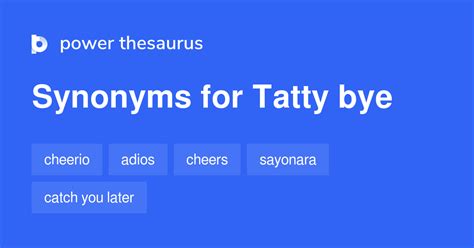 Tatty Synonyms & Antonyms Synonyms.com