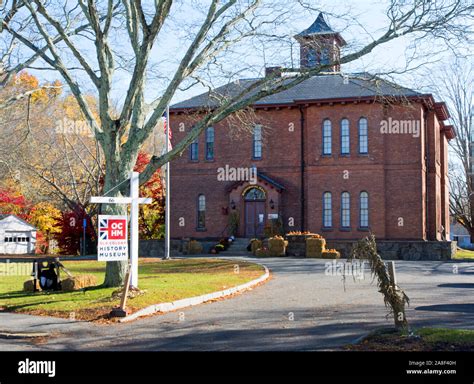 Taunton, MA-Massachusetts, historische Eichecke weiß Somerset …