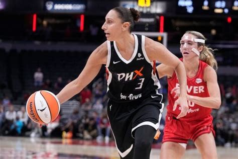 Taurasi moves within 18 points of 10,000 in loss to Fever