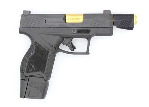 The Taurus TX 22 offers a threaded barrel as an optional upgrade. The 
