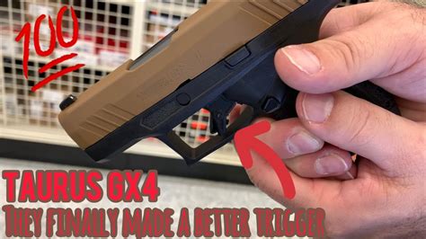 Taurus gx4 trigger upgrade. Getting the specs out of the way, the 11+1 shot 9mm is the size of popular .380 "pocket guns," using a 3.06-inch barrel to tape out to a maximum 6.05-inch overall length. The gun is slender, at ... 