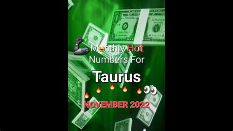 Taurus lucky numbers for the lottery. Other lucky numerals for Taureans are 14, 18, 22, 31, 37, and 51. If you're up for a round of lottery, you can also look into your Taurus lucky numbers for today and tomorrow and try your luck accordingly. Play the best lotteries in the World online with a Welcome BONUS at a low prices! Lucky Days. 