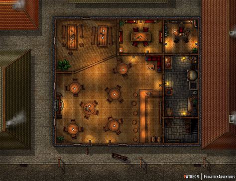 Tavern battlemap 5e. 2-Minute Tabletop. Welcome to 2-Minute Tabletop, a website dedicated to enhancing your tabletop role-playing with resources created by passionate artists and writers. Hi, I'm Ross, the aspiring artist behind this website! October 7, 2023. 