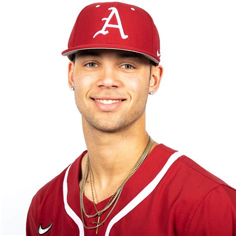 Tavian Josenberger, Arkansas. Tavian’s back of the card stats are pretty boring but he checks many boxes. He swings at a lot of strikes, takes balls, doesn’t whiff in-zone, has a barrel rate above 20%, a hard hit launch at 18 degrees and pretty average EVs across the board but he’s so often on the sweet spot of the barrel that it’s solid contact quality.. 