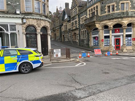 Tavistock fire.  Police are preventing drivers Firefighters responded to a st...