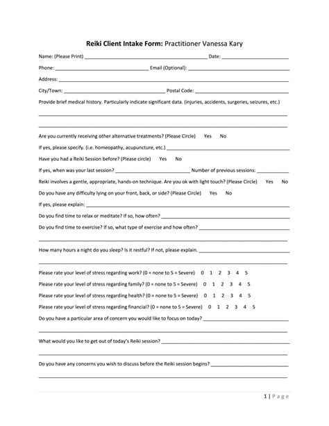 Tax Client Intake Form Fillable Form Printable Forms Free Online