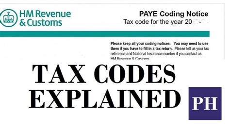 Tax Codes Explained 2024 Tax Code List and Meanings - THE UK …