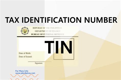 Tax Identification Number TIN What It Is How To Get It 
