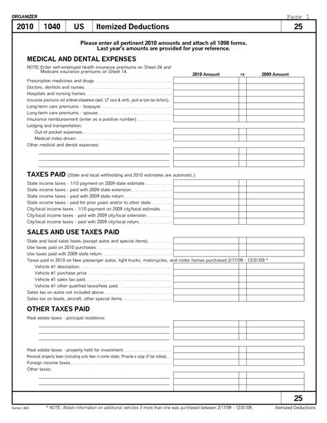 Tax Preparation Worksheet 2024 Printable