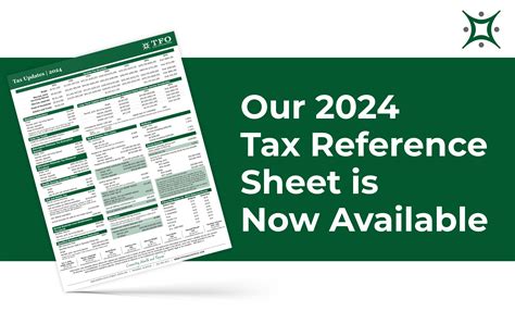 Tax Reference Sheet