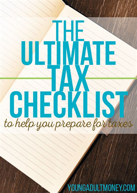 Tax checklist could help you prepare for the new tax year