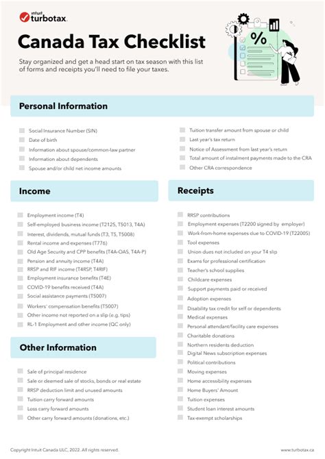 Tax checklist for Canadian tax returns IG Wealth Management