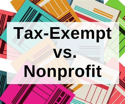 Tax exempt vs non profit. Things To Know About Tax exempt vs non profit. 