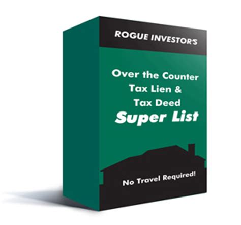 Tax sale lists you can buy online and by mail. - Rogue Investor