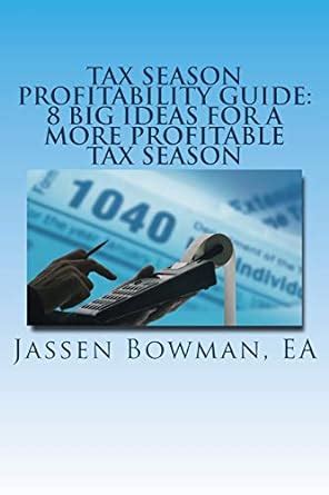 Tax season profitability guide 8 big ideas for a more profitable tax season. - The original pocket guide to american cocktails and drinks.