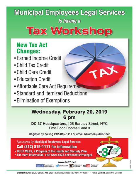 Tax workshop. Things To Know About Tax workshop. 