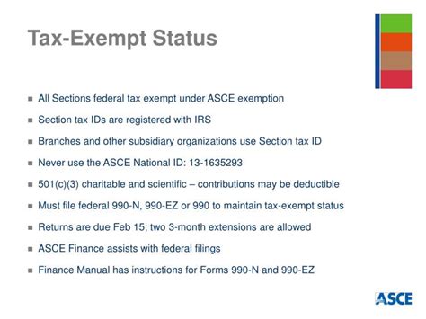 exemption status with the IRS. Institutions are required to report all changes within 10 days in writing to the department. Such changes include but are not limited to a revocation of the exemption status or receiving an individual exemption where the organization was previously covered under a group exemption status.. 