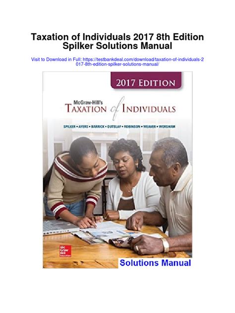 Taxation of individuals 2015 solutions manual. - Shared services in finance and accounting.