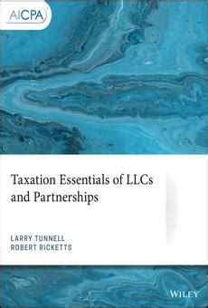 Download Taxation Essentials Of Llcs And Partnerships By Larry Tunnell