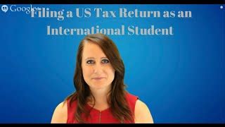 Taxes: FAQs International Student Services