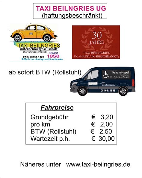 Taxi Kerl UG (haftungsbeschränkt), Kulmbach- Firmenprofil