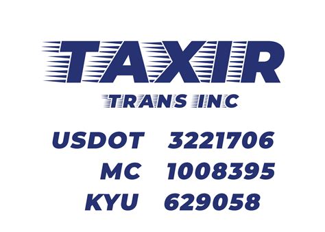 Taxir Trans Inc CarrierSource