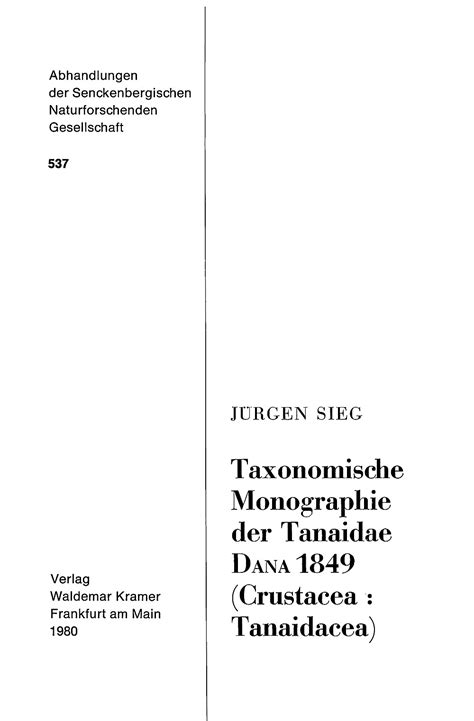 Taxonomische monographie der tanaidae dana 1849 (crustacea:tanaidacea). - Fiori delle rime de' poeti illustri.