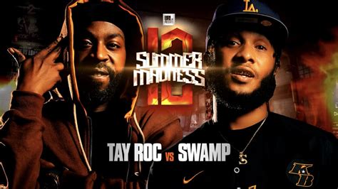 Tay Roc vs Swamp at Summer Madness 12 #sm12 #urltv #caffeine #tayroc #guntitles #battlerap #battlerapper #battlerapculture #hiphop #hiphopculture. 